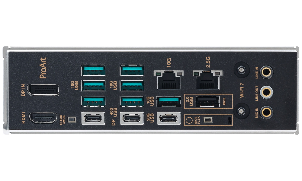 ASUS PROART X870E-CREATOR WIFI / X870E / AM5 / 4x DDR5 / HDMI / M.2 / USB4 / WIFI / ATX